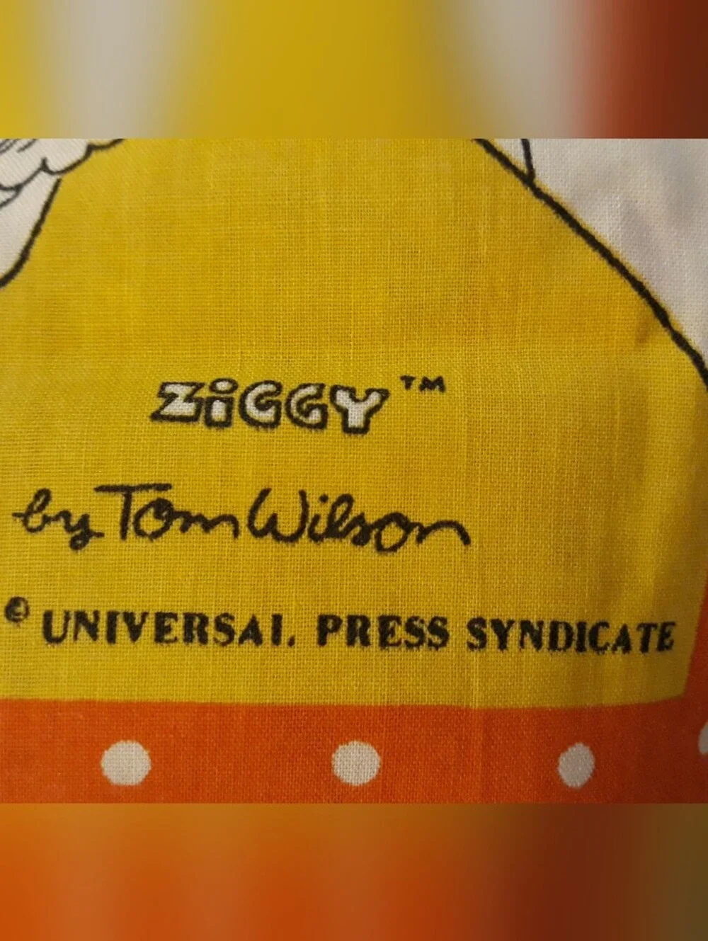 Vintage Ziggy Cartoon Pequot Double Full Flat Sheet